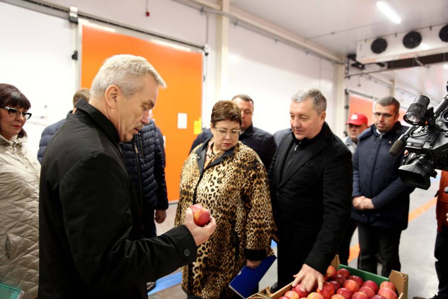 20 ноября в селе Луханино Яковлевского городского округа состоялось открытие современного фруктохранилища.